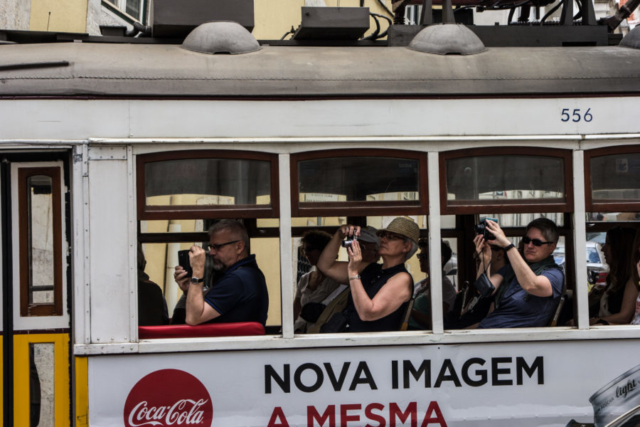 Turistas em Lisboa